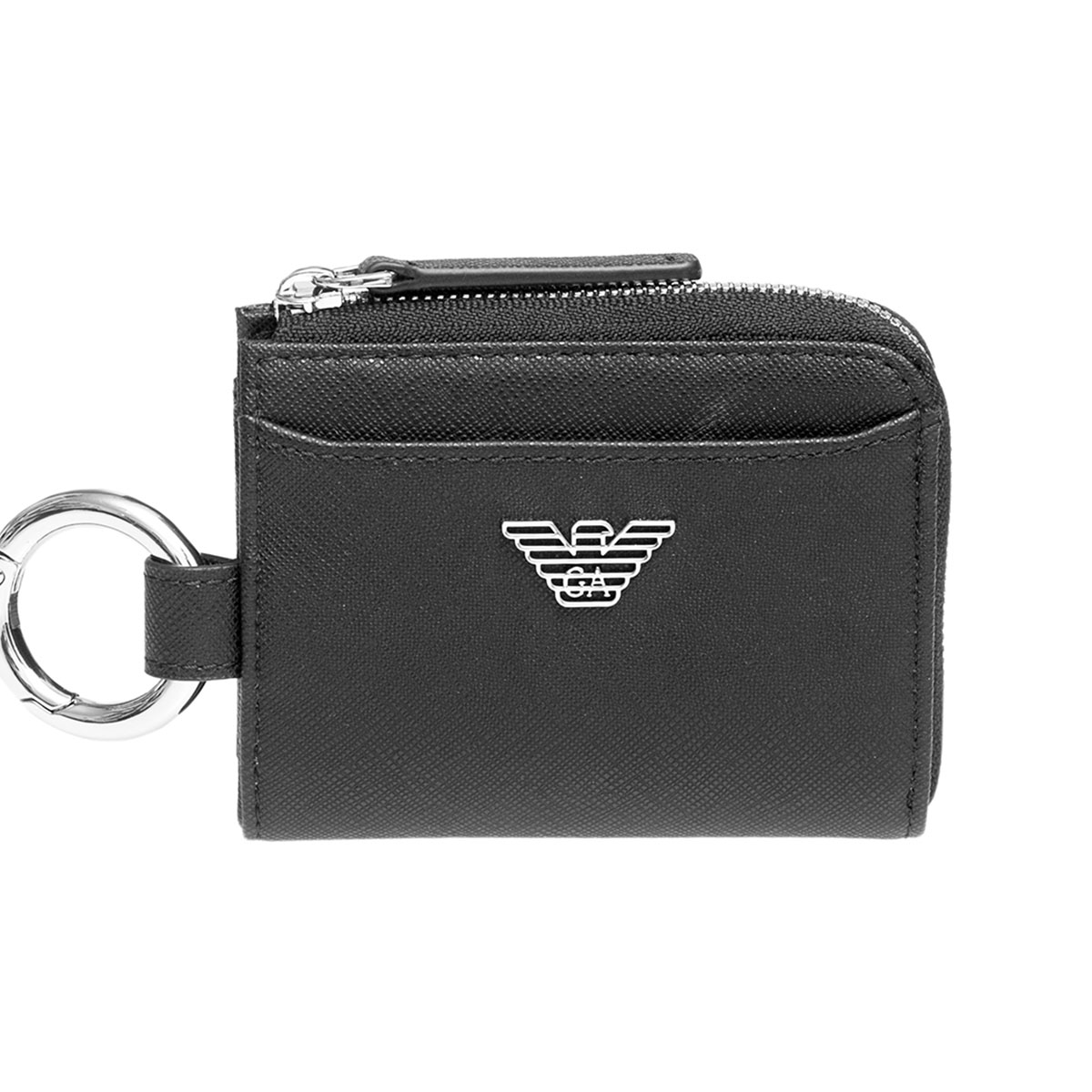 EMPORIO ARMANI COIN WALLET BLACK Type Center